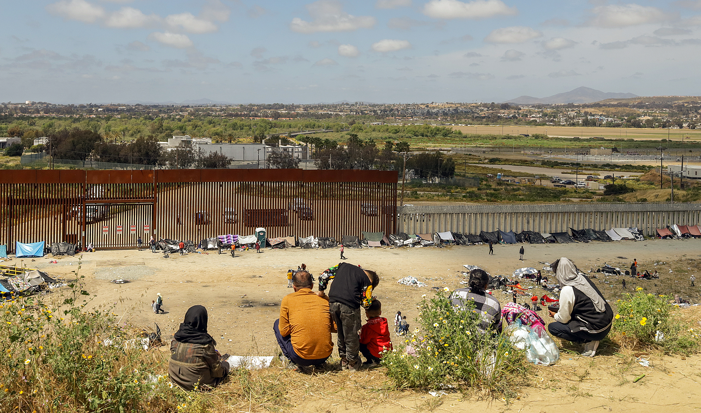 En fotos, así está la frontera de EE. UU. antes del fin del Título 42