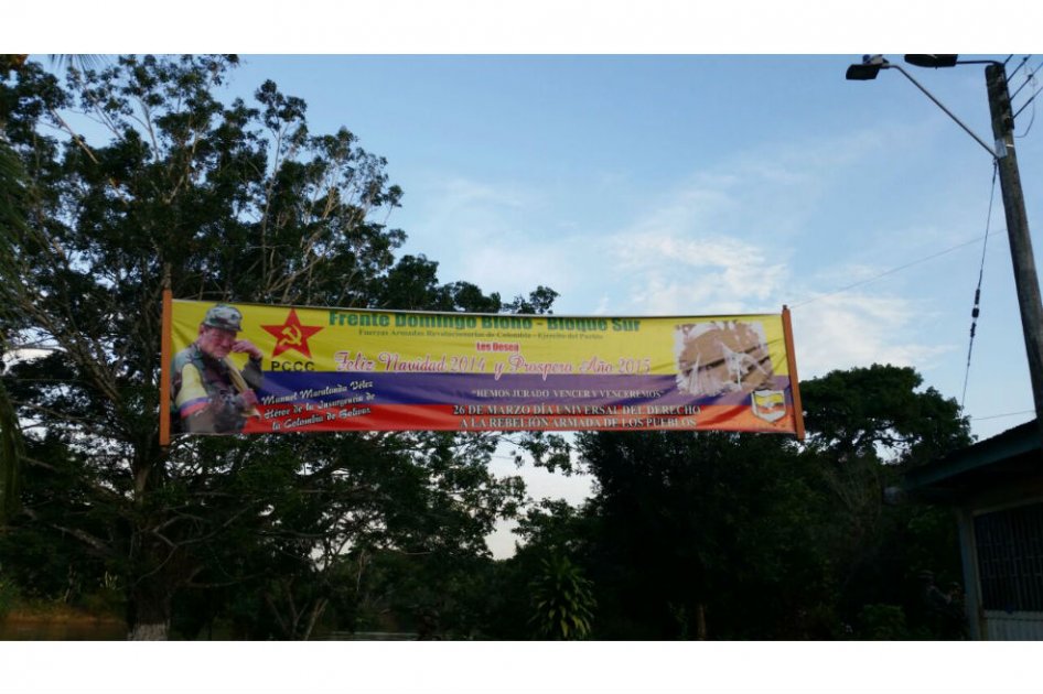 Retiran propaganda ilegal de las Farc en Caquetá