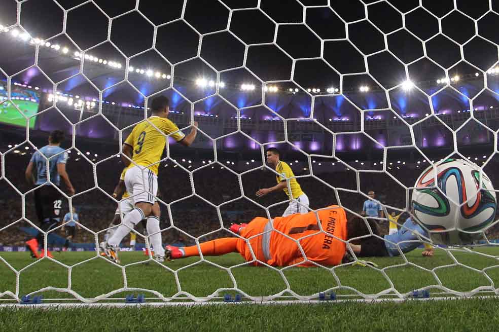 ¿Cómo le ha ido a Colombia en los partidos de octavos de final de un mundial?
