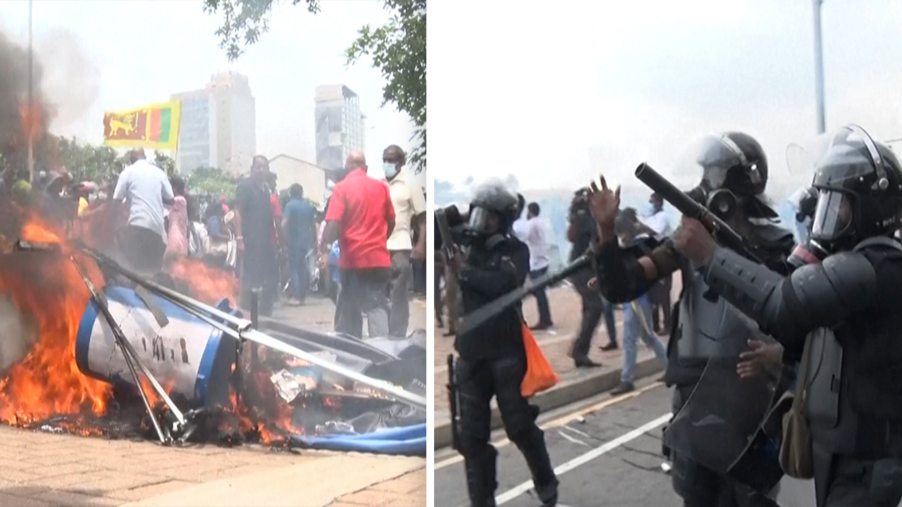 Sri Lanka: ocho muertos deja intento de irrupción en casa de ministro