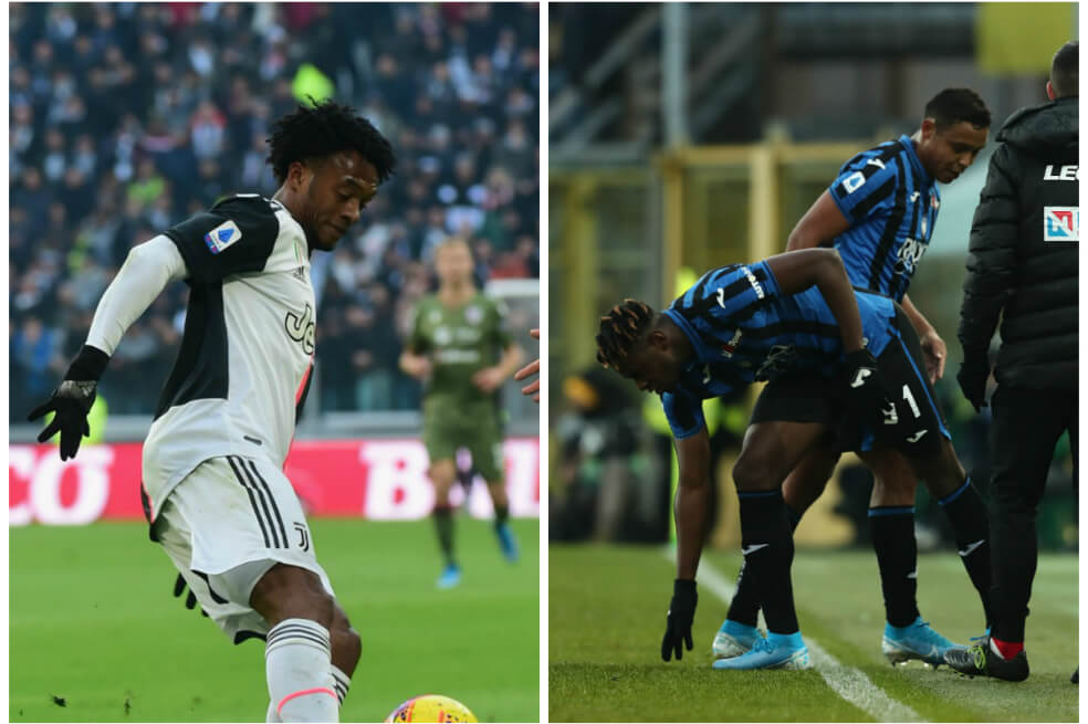 Serie A: Cuadrado fue titular y Duván Zapata volvió a jugar