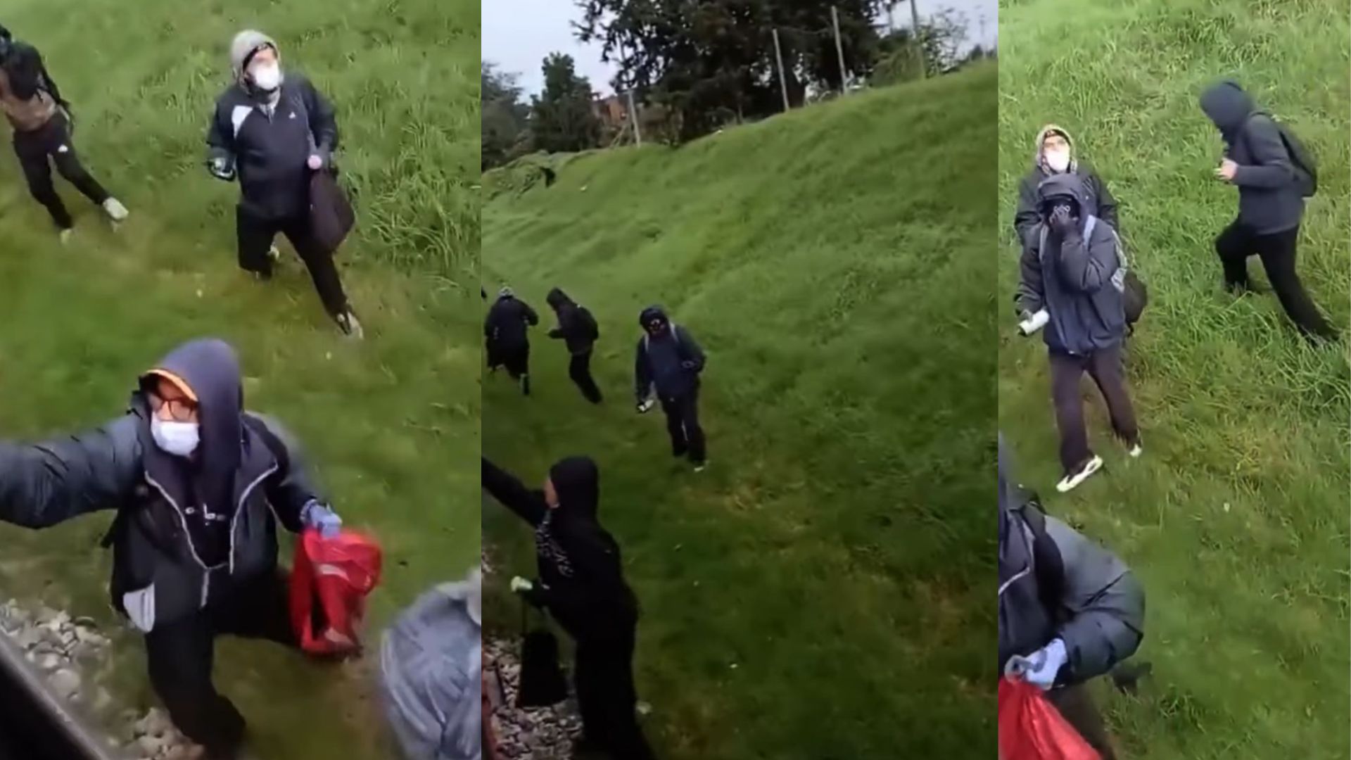 Encapuchados atacaron a piedra a Tren de la Sabana en Bogotá: esto pasó