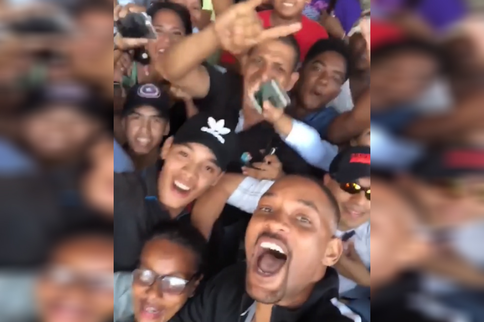 En video: Will Smith agradecido y feliz durante rodaje de película en Cartagena
