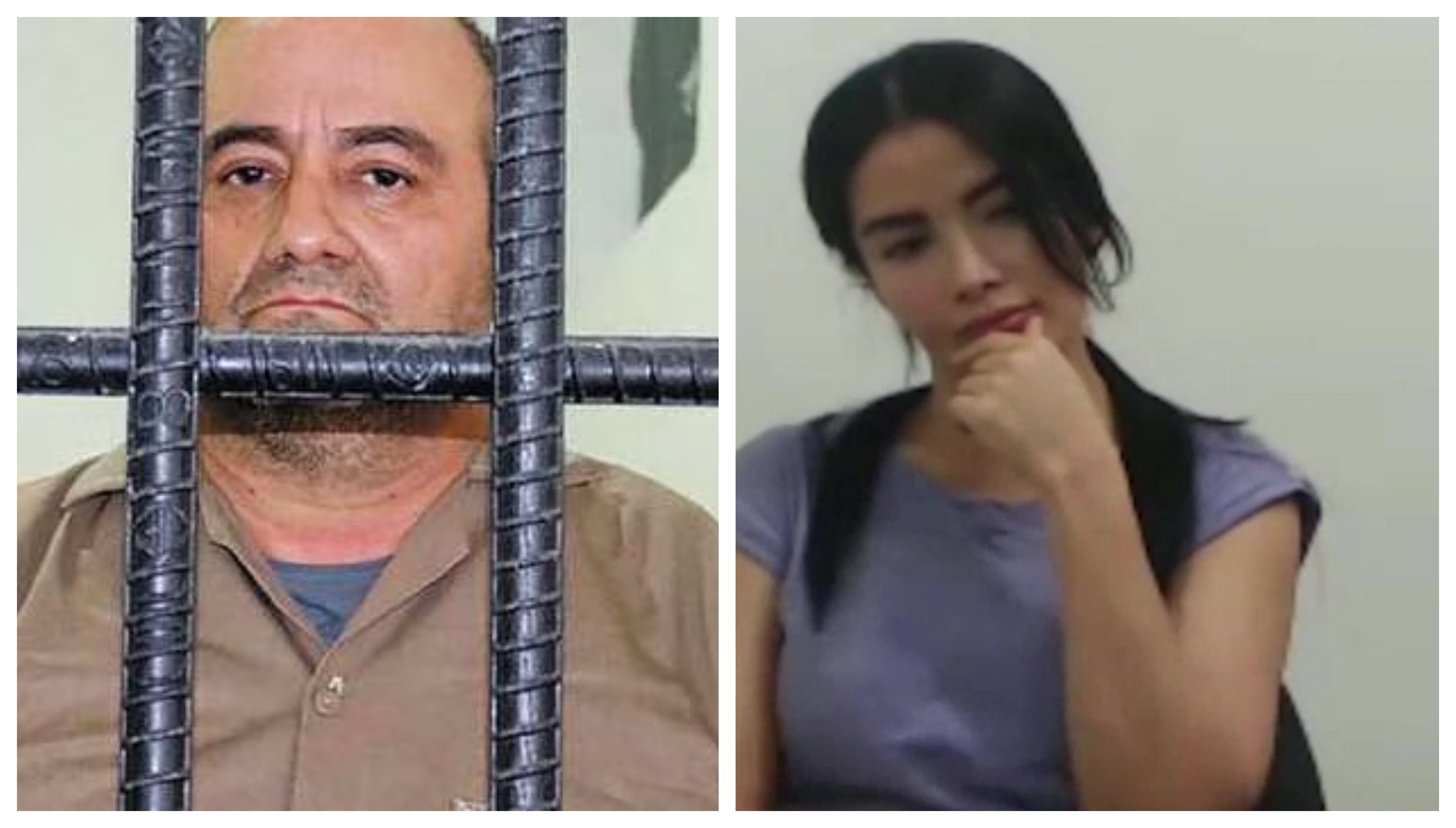 Dairo Antonio Úsuga, alias Otoniel, reconocido líder del Clan del Golfo (izquierda). Blanca Senovia Madrid, expareja del criminal (derecha).