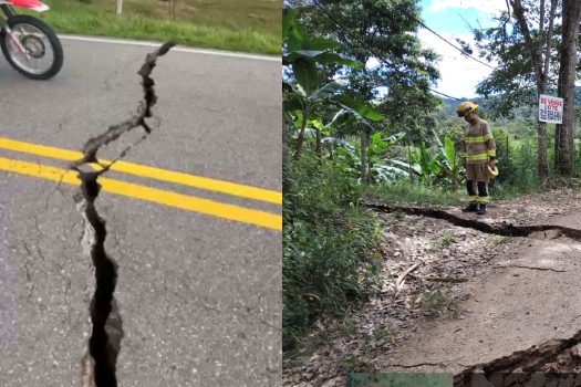 Vías rotas y colapso de viviendas dejó el temblor en Paratebueno y más municipios