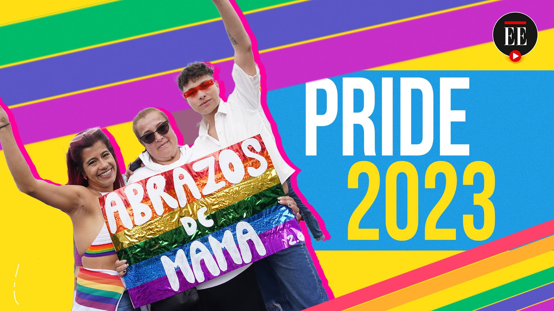 Abrazos de mamá en la Marcha del Orgullo LGBTIQ+ 2023