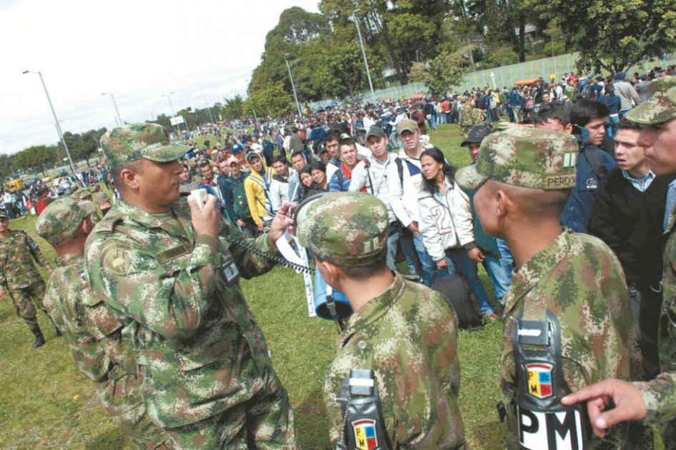 Cada año 30.000 bachilleres son reclutados para prestar servicio militar. / Archivo particular