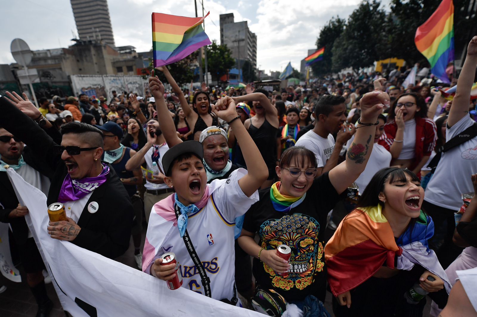 Las mejores imágenes de la marcha del orgullo LGBTIQ+ en Bogotá