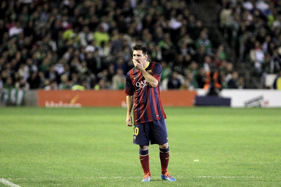 Tercera lesión de Messi en los últimos tres meses