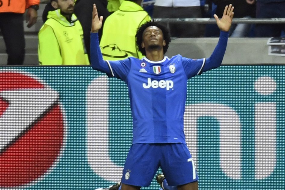 Gol de Cuadrado le da la victoria a Juventus en Champions