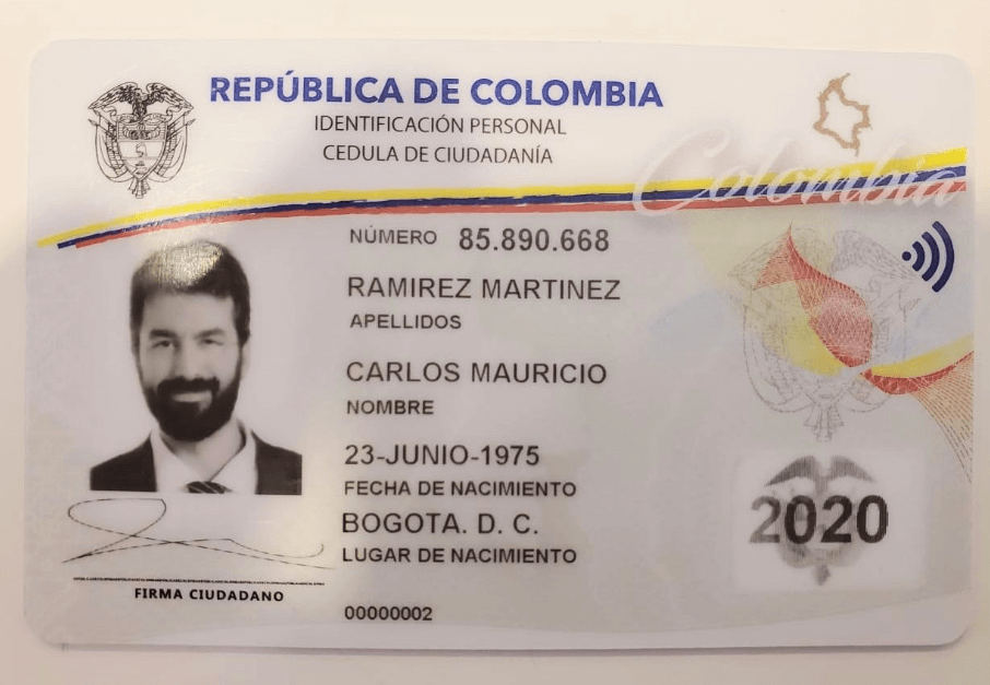 Así se vería la nueva cédula digital