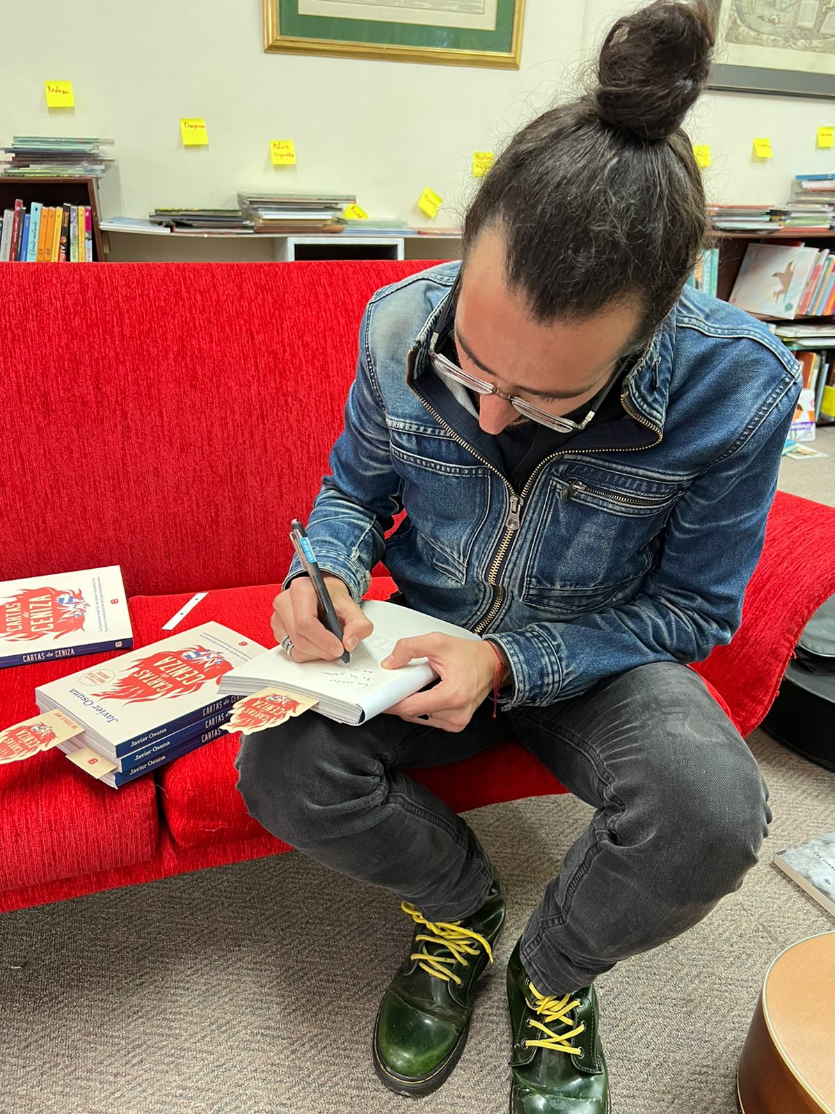 Javier Osuna, autor de "Cartas de ceniza".