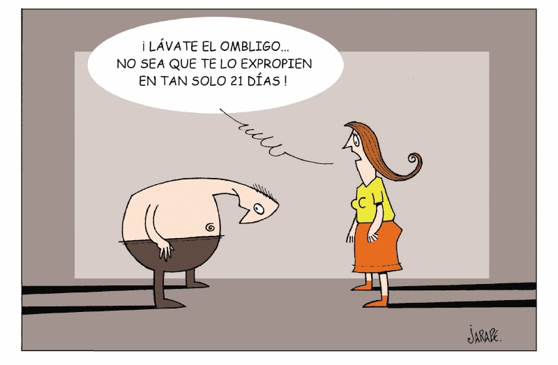 Tierra en el ombligo