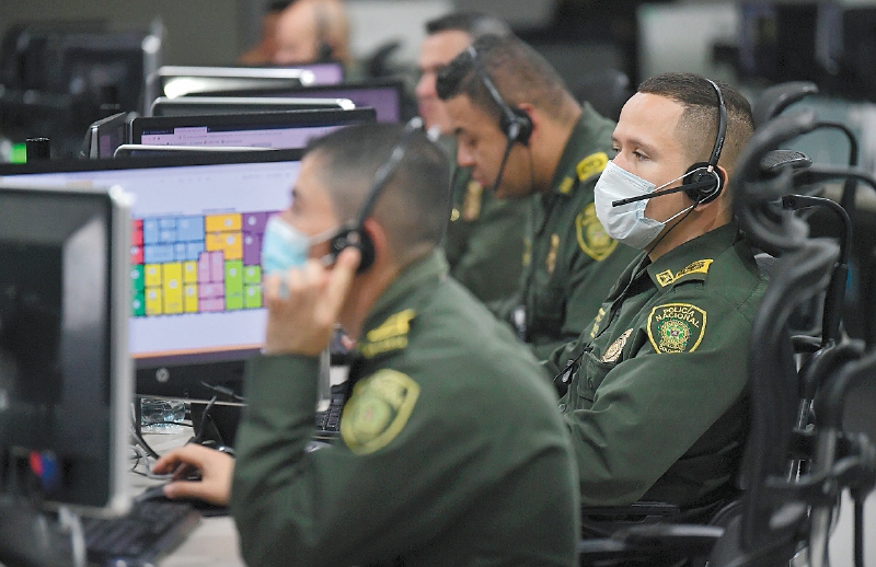 Centro de operaciones de la línea 123