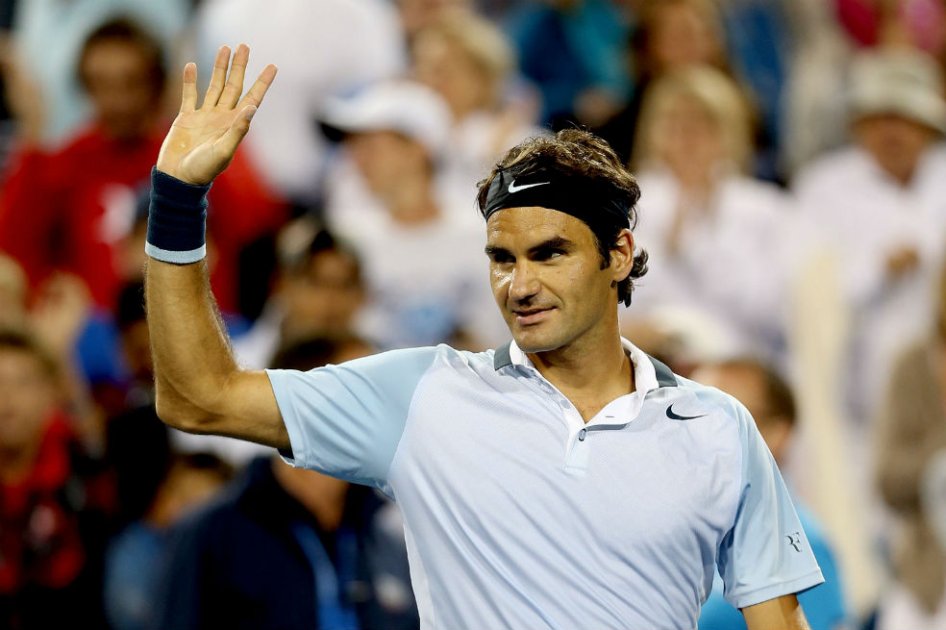 Roger Federer, tenista suizo. Foto: AFP
