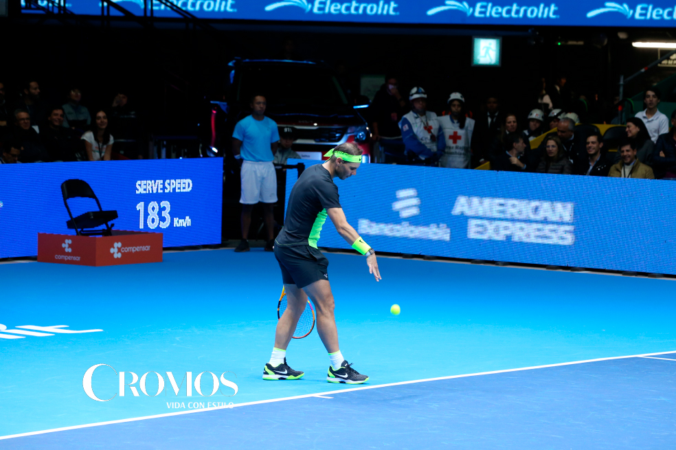Nadal ganó partido de exhibición en Bogotá venció en dos sets a Ruud