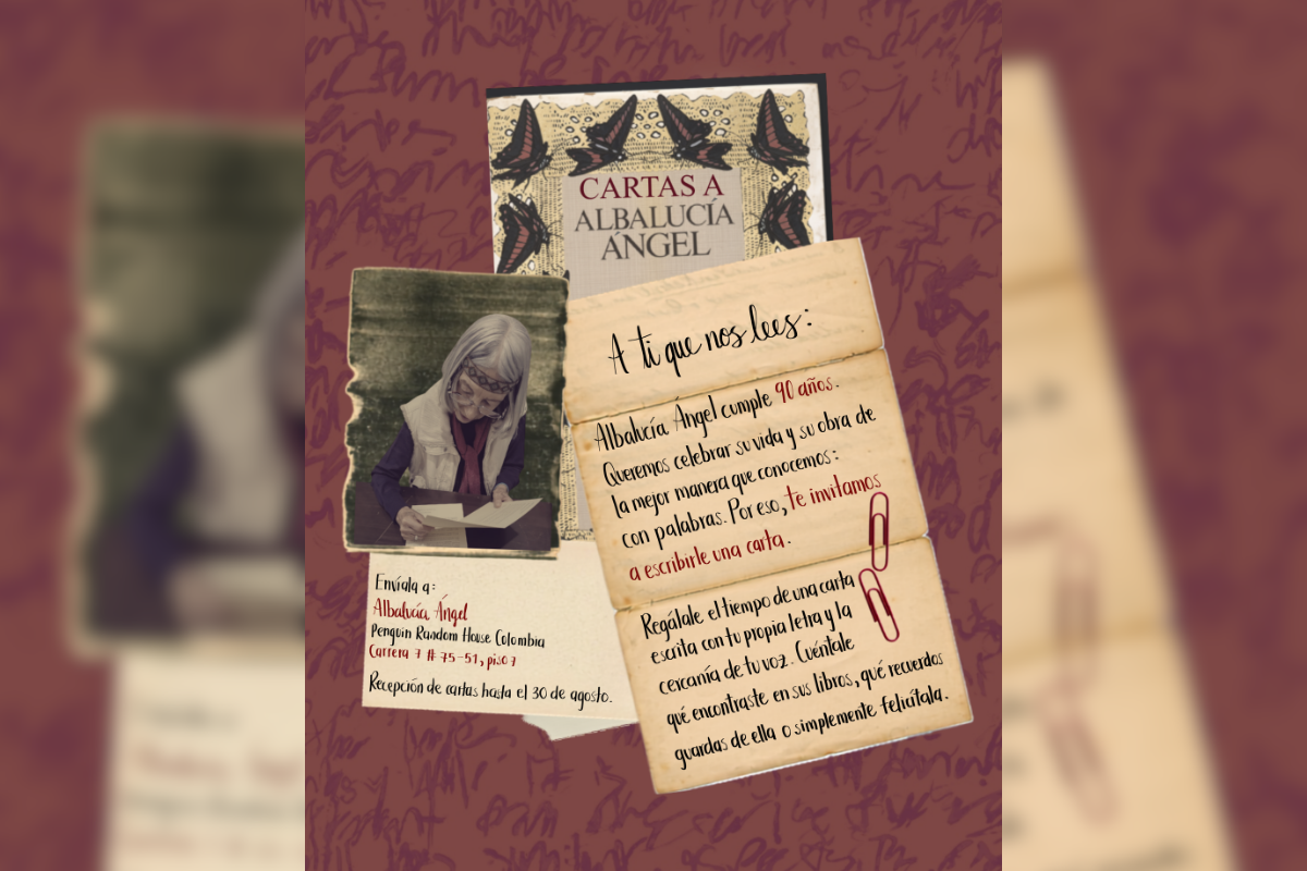Esta es la invitación de la campaña "Cartas a Albalucía Ángel".