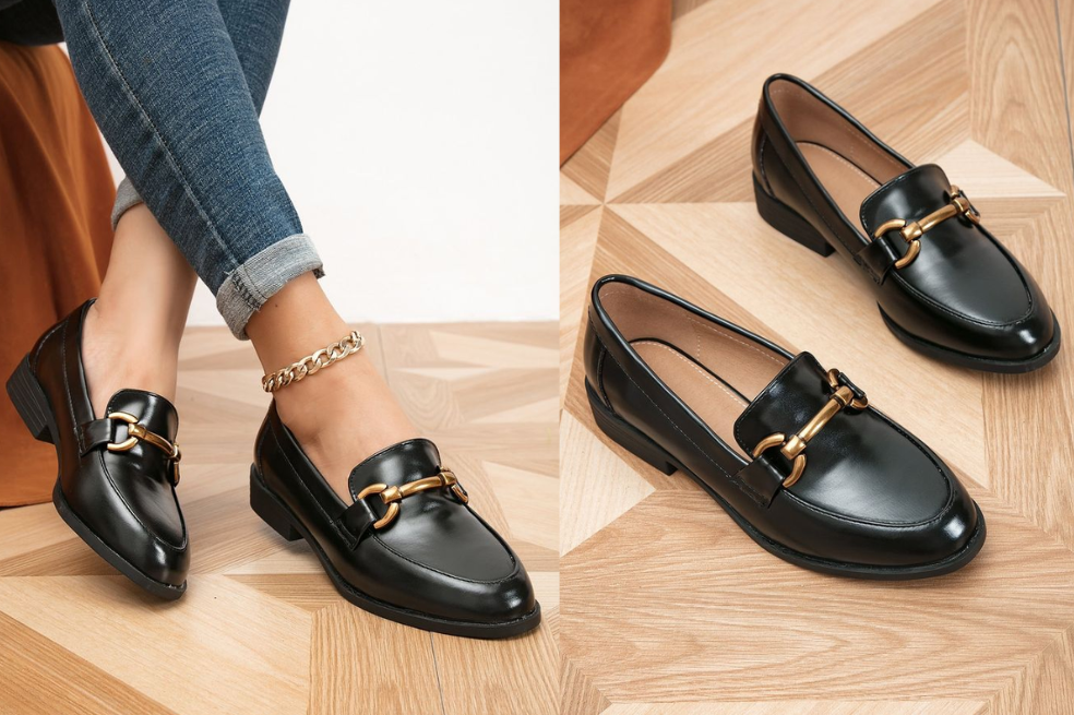Zapatos mocasines mujer, zapatos de oficina para mujer de moda 2024