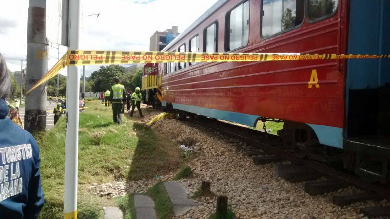 Una mujer fue arrollada por el tren de la Sabana de Bogotá