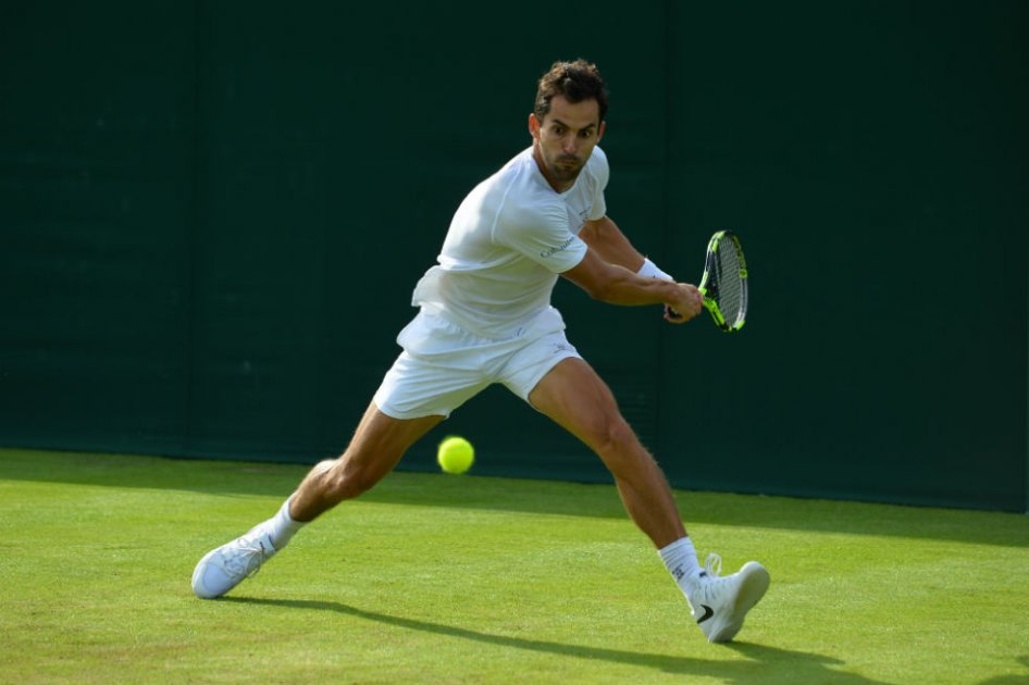 Santiago Giraldo perdió en la primera ronda en Wimbledon. Foto: AFP