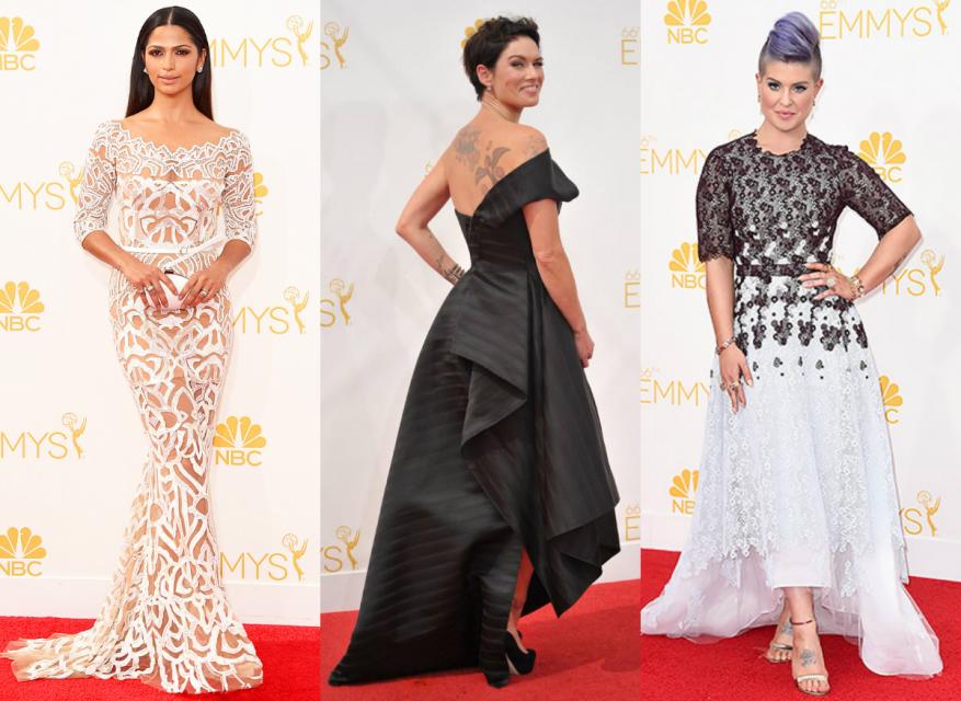 Derroche de glamour y color en los premios Emmy 2014