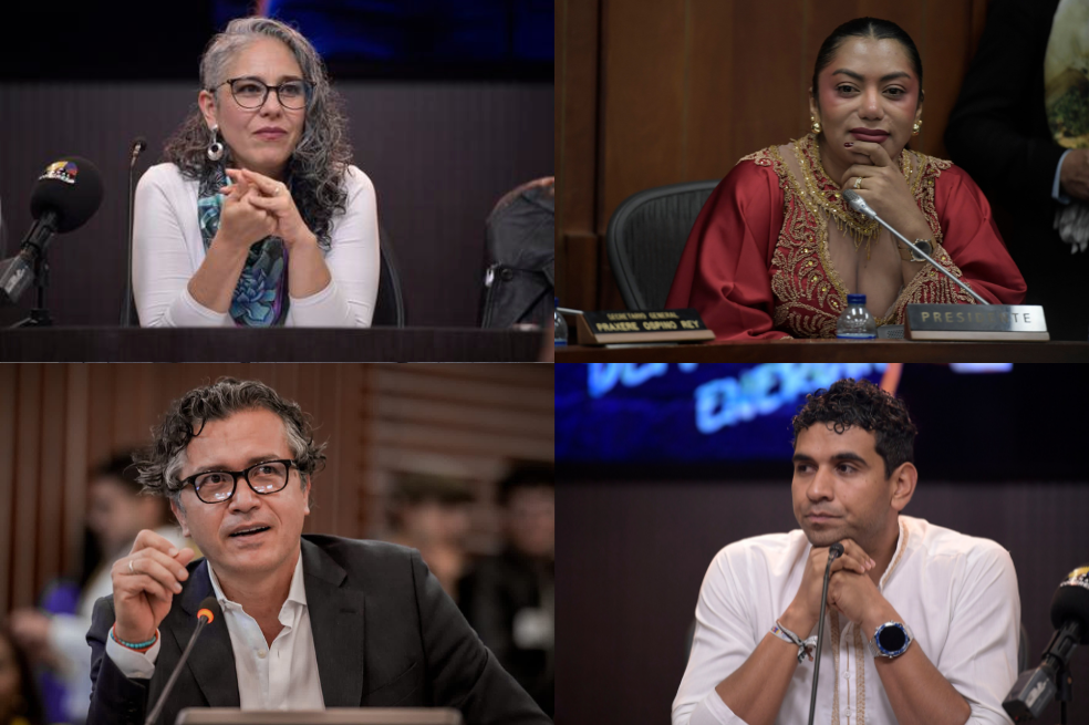 Las senadoras María José Pizarro y Martha Peralta, y los representantes Heráclito Landínez y David Racero presentaron la solicitud de escisión.