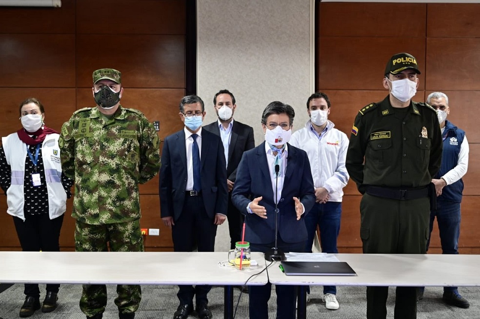 “Solo si hay violencia intervendrá el Esmad”: Claudia López sobre paro nacional en Bogotá