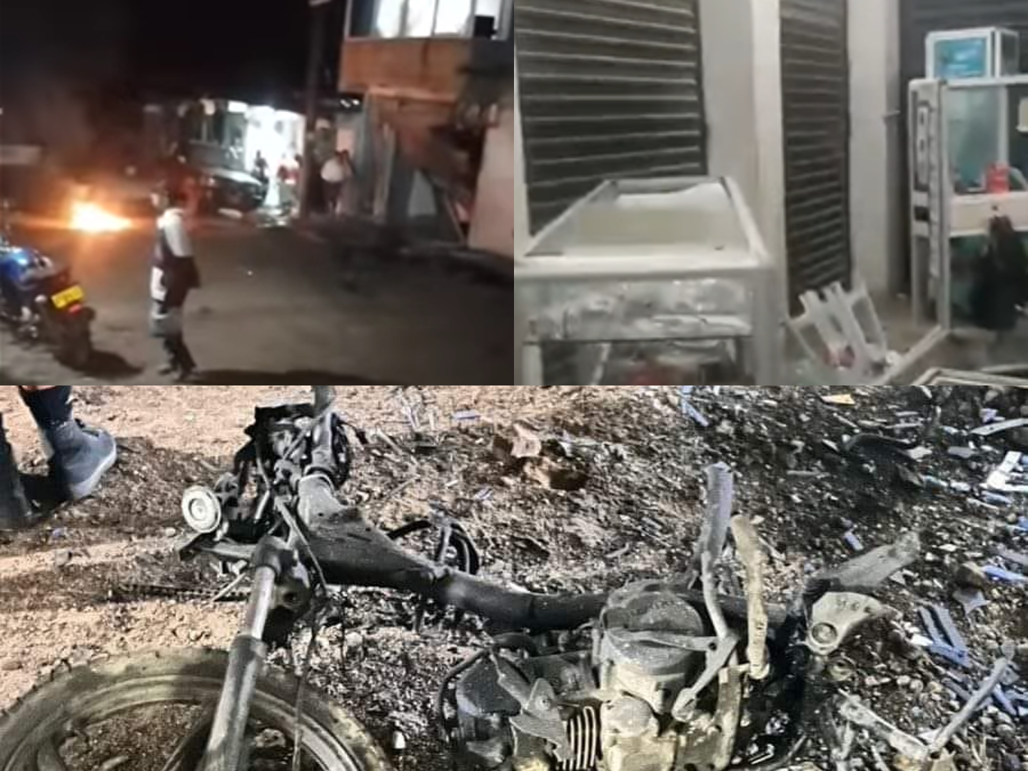 Explotó una motocicleta bomba en El Plateado, ¿qué se sabe?