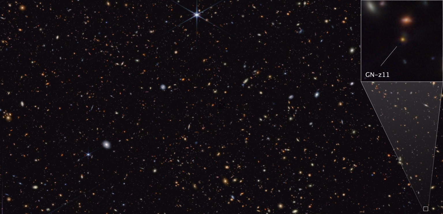 El Telescopio James Webb encontró el agujero negro más lejano registrado hasta ahora