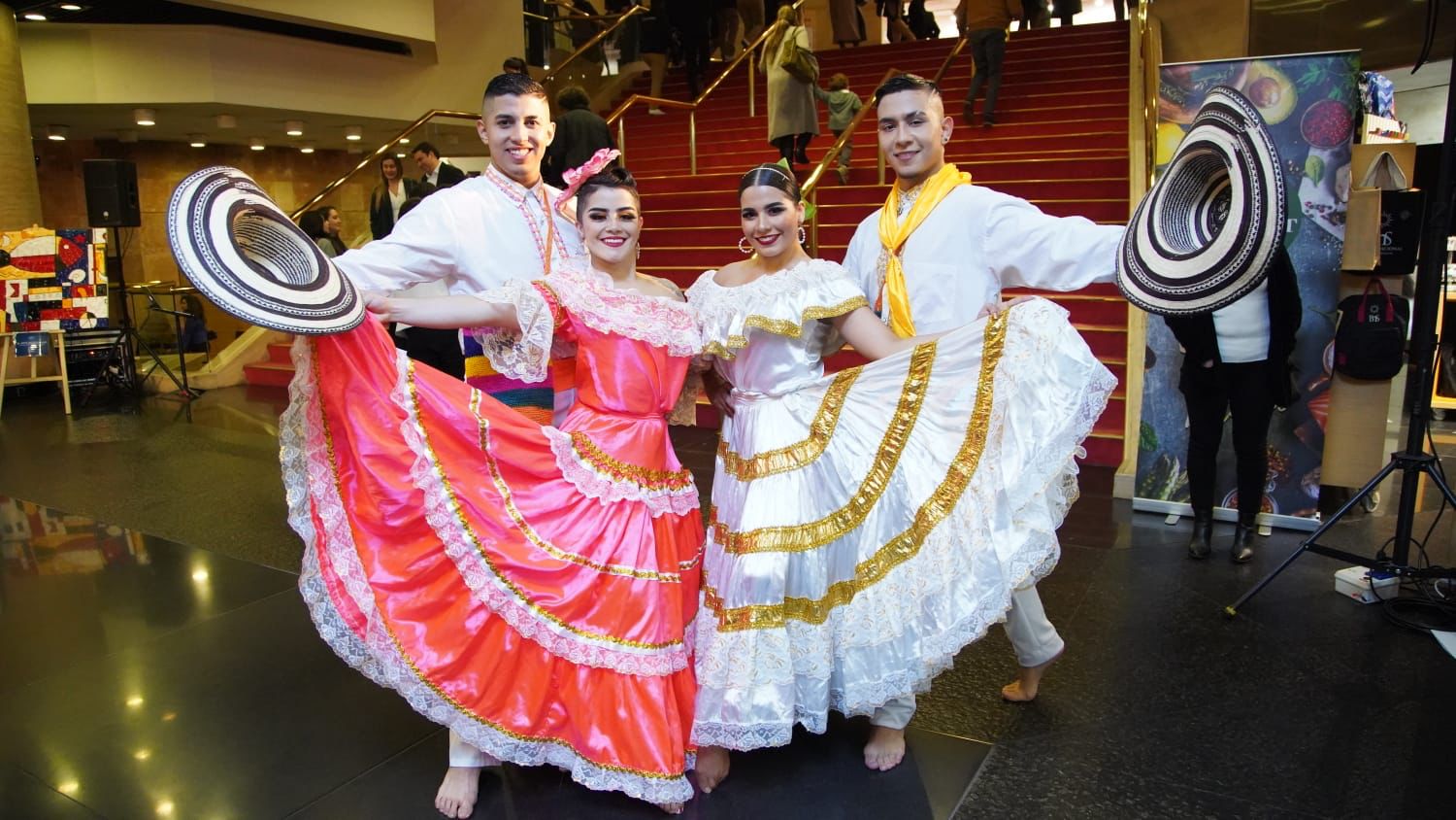 El Grupo de danza de la Gobernación del Valle del Cauca fue otro de los participantes durante la I Semana Internacional del Sodre.