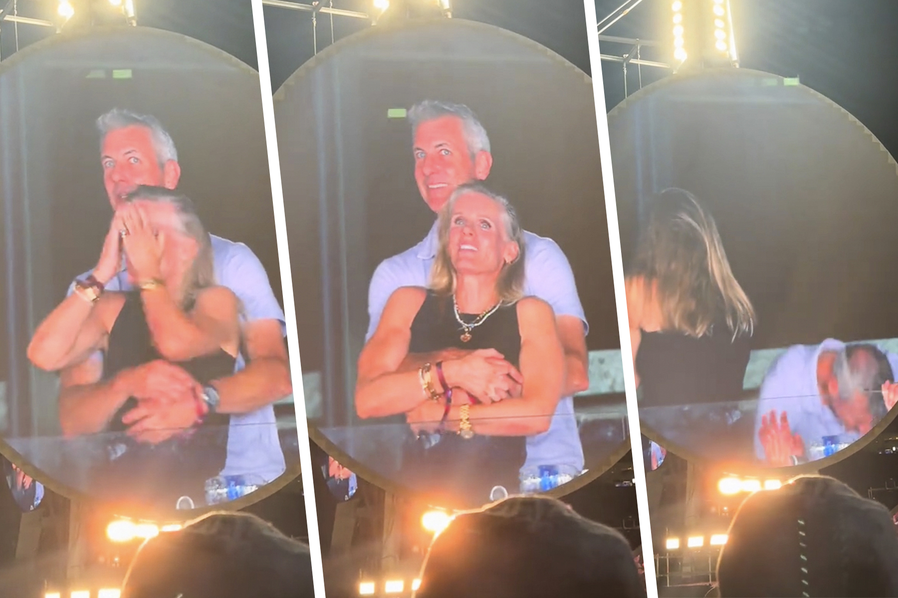 Andy Byron reaparece en público con su esposa tras escándalo en concierto de Coldplay