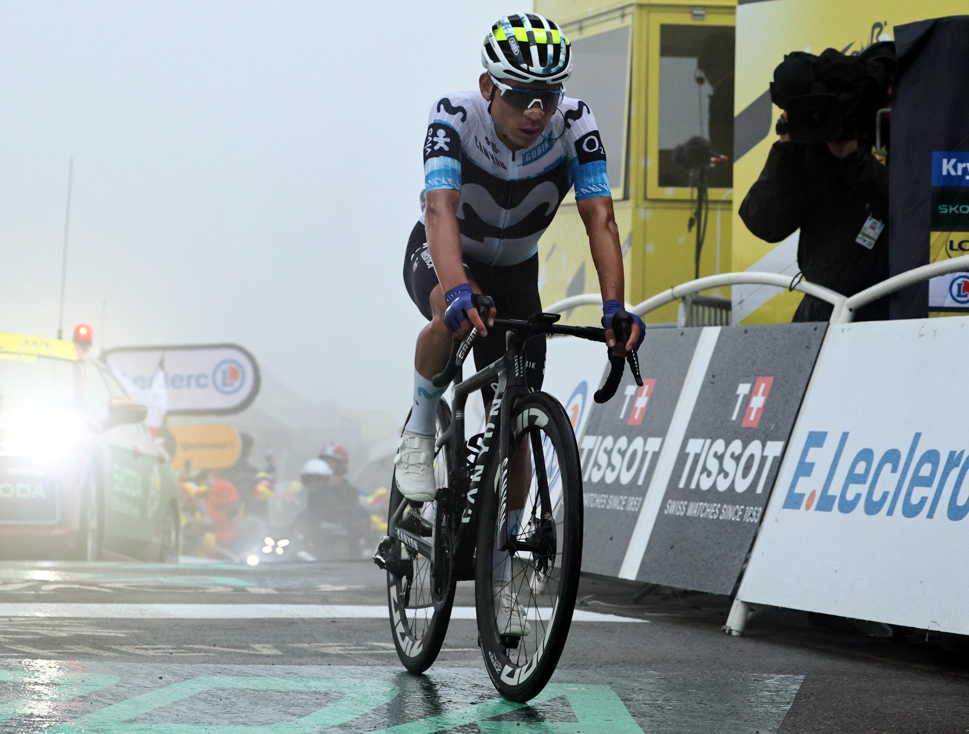 Éiner Rubio brilló en la etapa reina y Pogi siguió de paseo en el Tour de Francia