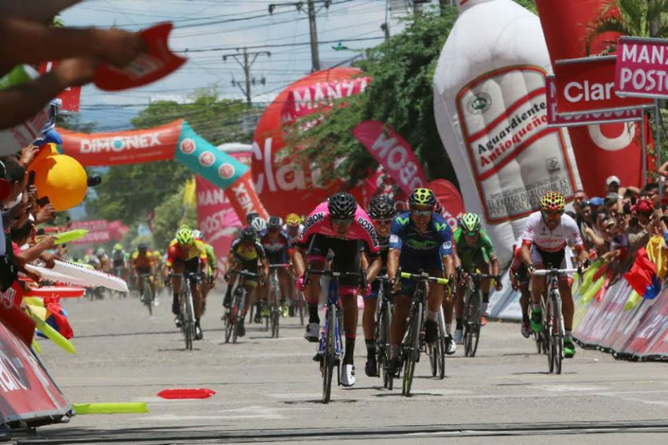 Juan Sebastián Molano ganó en Puerto Boyacá. Foto: Clásico RCN