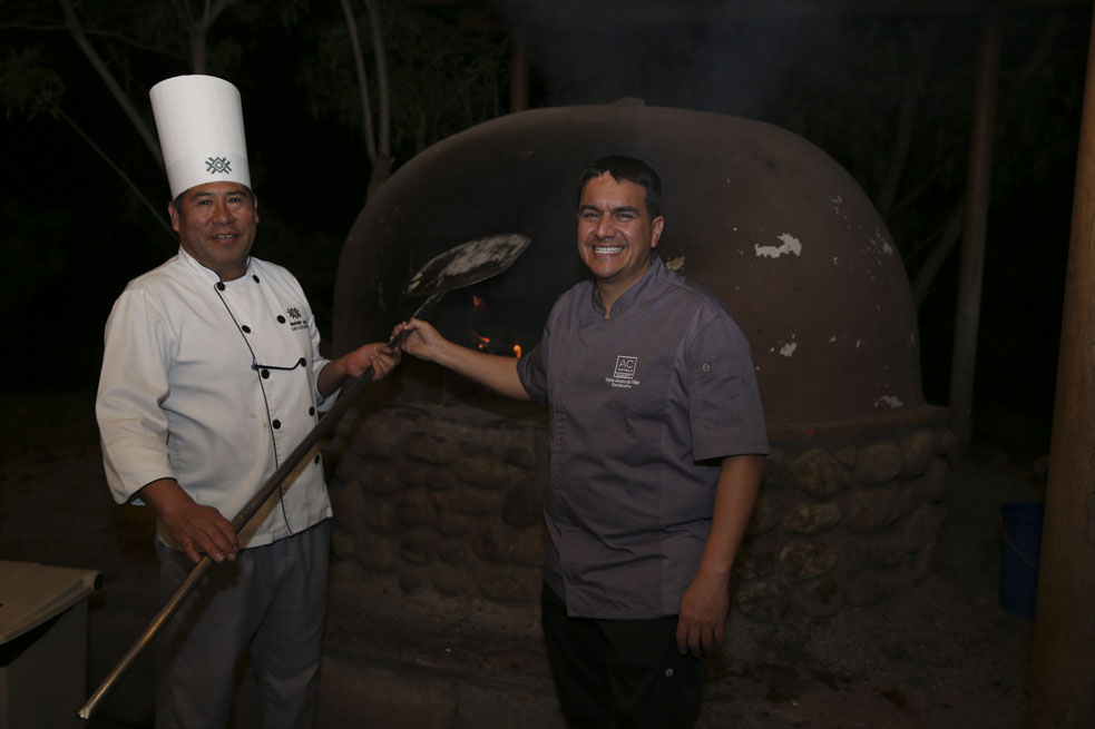 Chefs Hermógenes Laurel y Víctor Álvarez