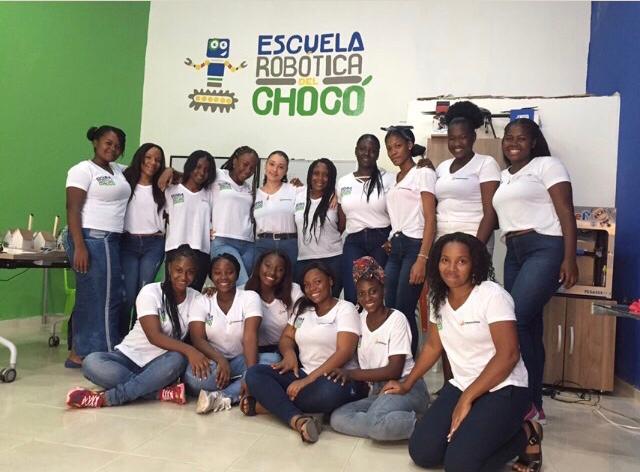 El programa Innovation Girls hace parte de la Escuela de Robótica del Chocó.