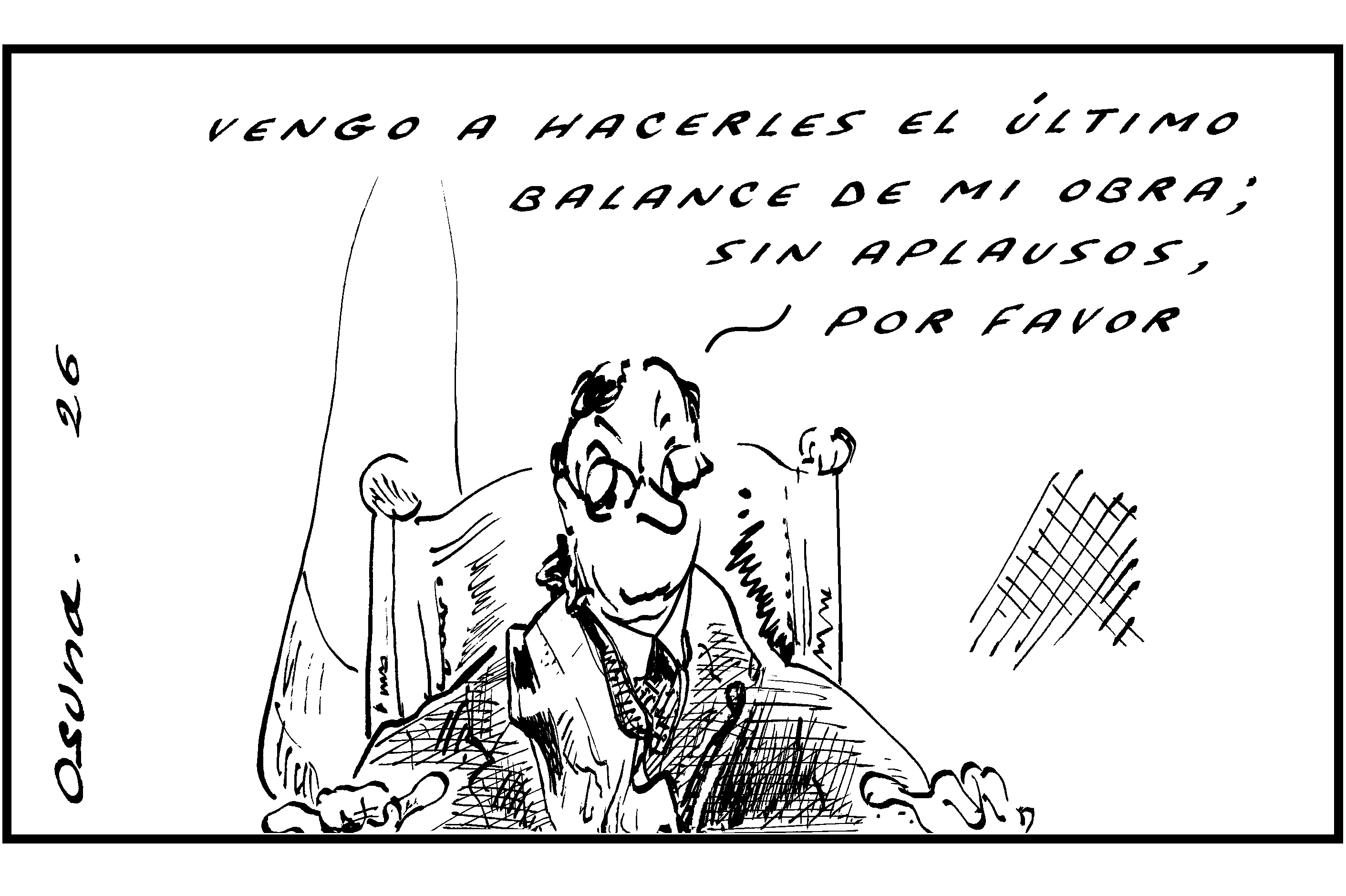 Despedida ante el Congreso