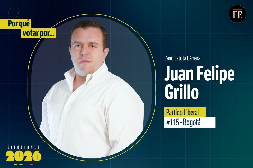 “Por qué votar por”: Juan Felipe Grillo, candidato a la Cámara