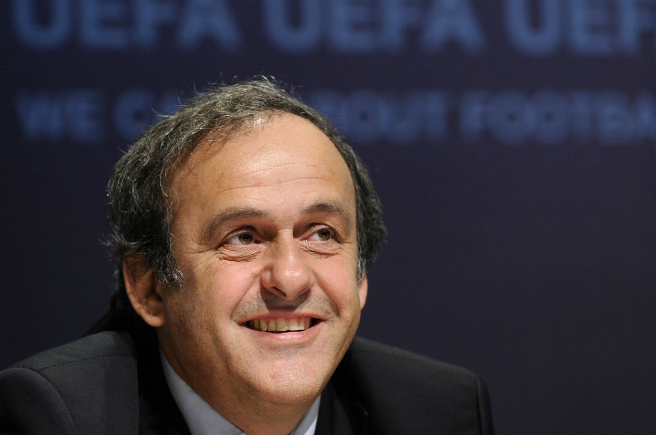 Michel Platini, principal candidato a la presidencia de la FIFA