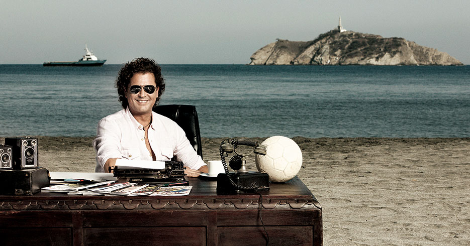 Así vio Cromos la oficina de Carlos Vives