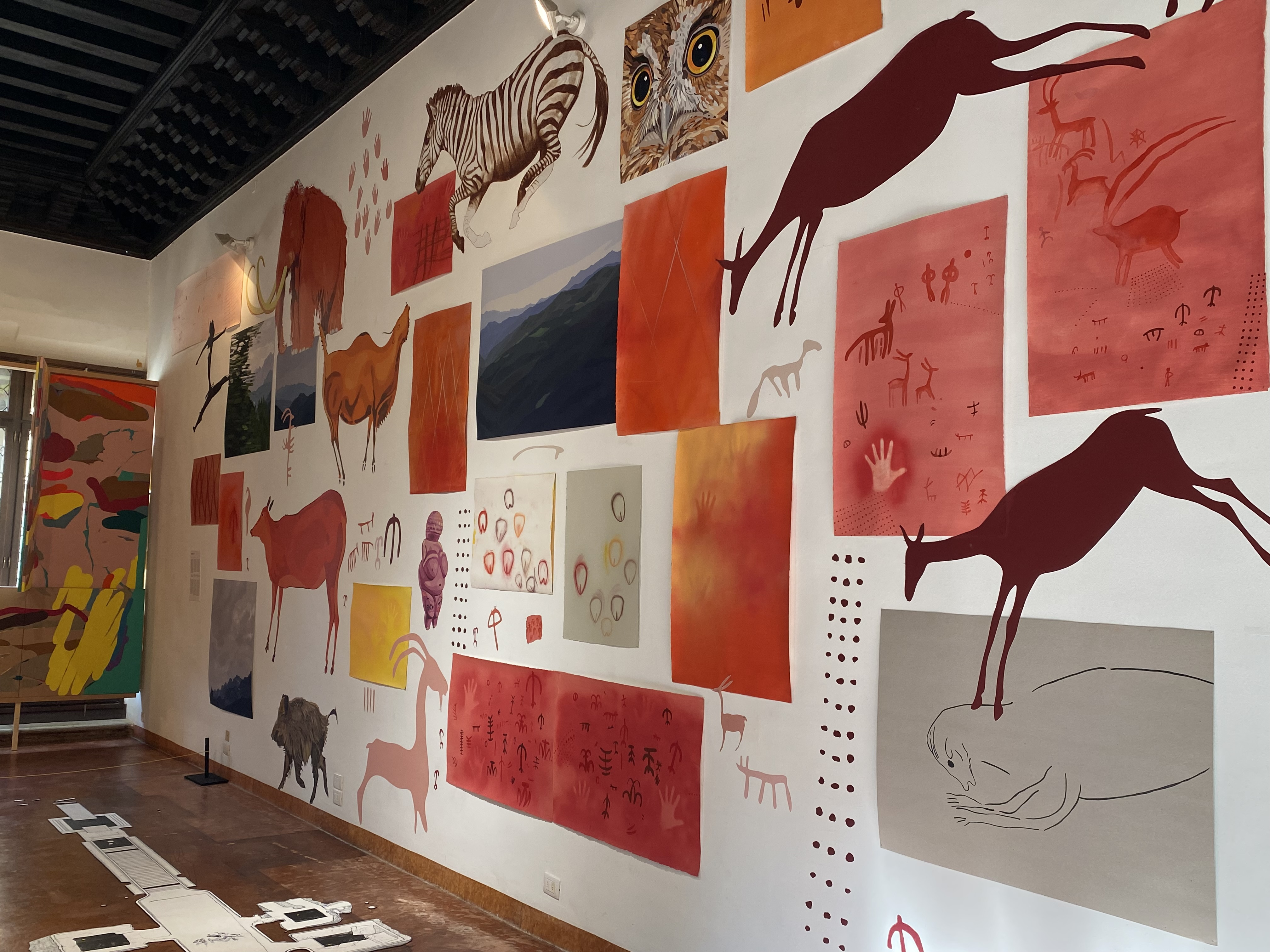 Las pinturas de Altamira se transforman en arte contemporáneo en la Bienal