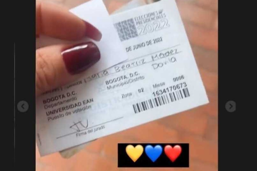 Gracias a su certificado de votación, la reconocida presentadora dejó en evidencia su verdadero nombre. ¿Lo imaginabas?