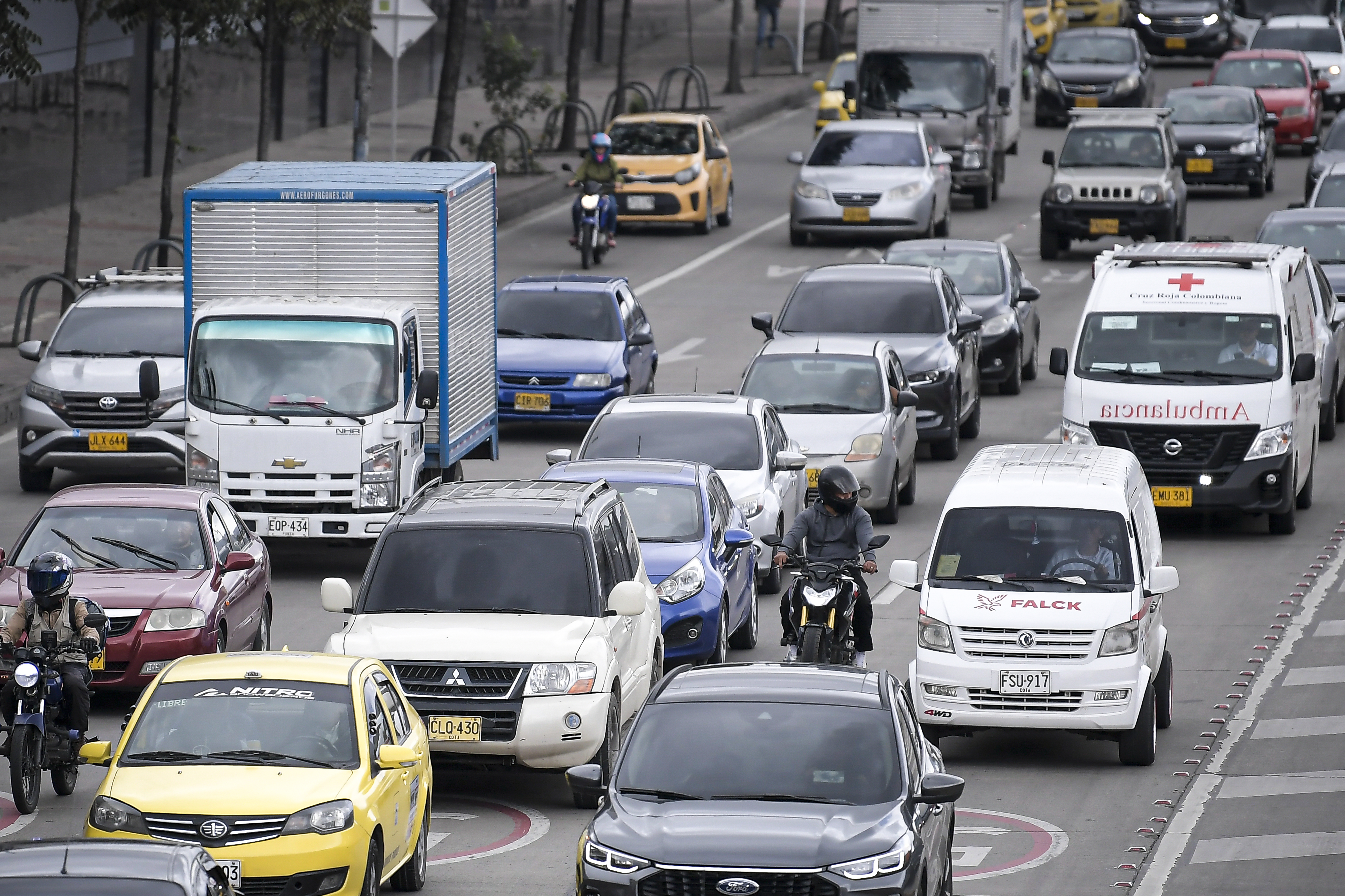 Movilidad, 2 de septiembre: congestión en la Séptima por manifestación en U. Pedagógica