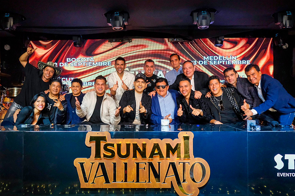 Jorge Celedón, Pipe Peláez, Peter Manjarrés y más artistas en Tsunami Vallenato