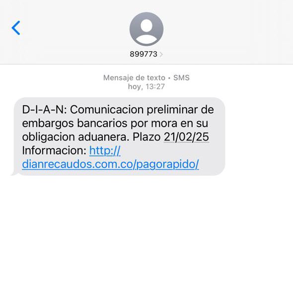 Los mensajes invitan a la ciudadanía a visitar un sitio web fraudulento, donde sus datos personales y financieros son robados.