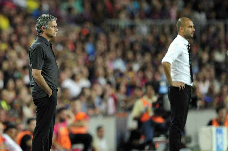 Mourinho y Guardiola, caluroso reencuentro en Supercopa de Europa