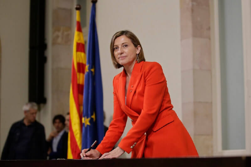 “¿Se puede hablar de todo o no en una democracia?”: Carme Forcadell