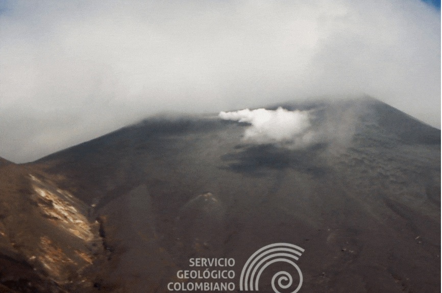 Volcán Puracé: Servicio Geológico registra señal sísmica continua