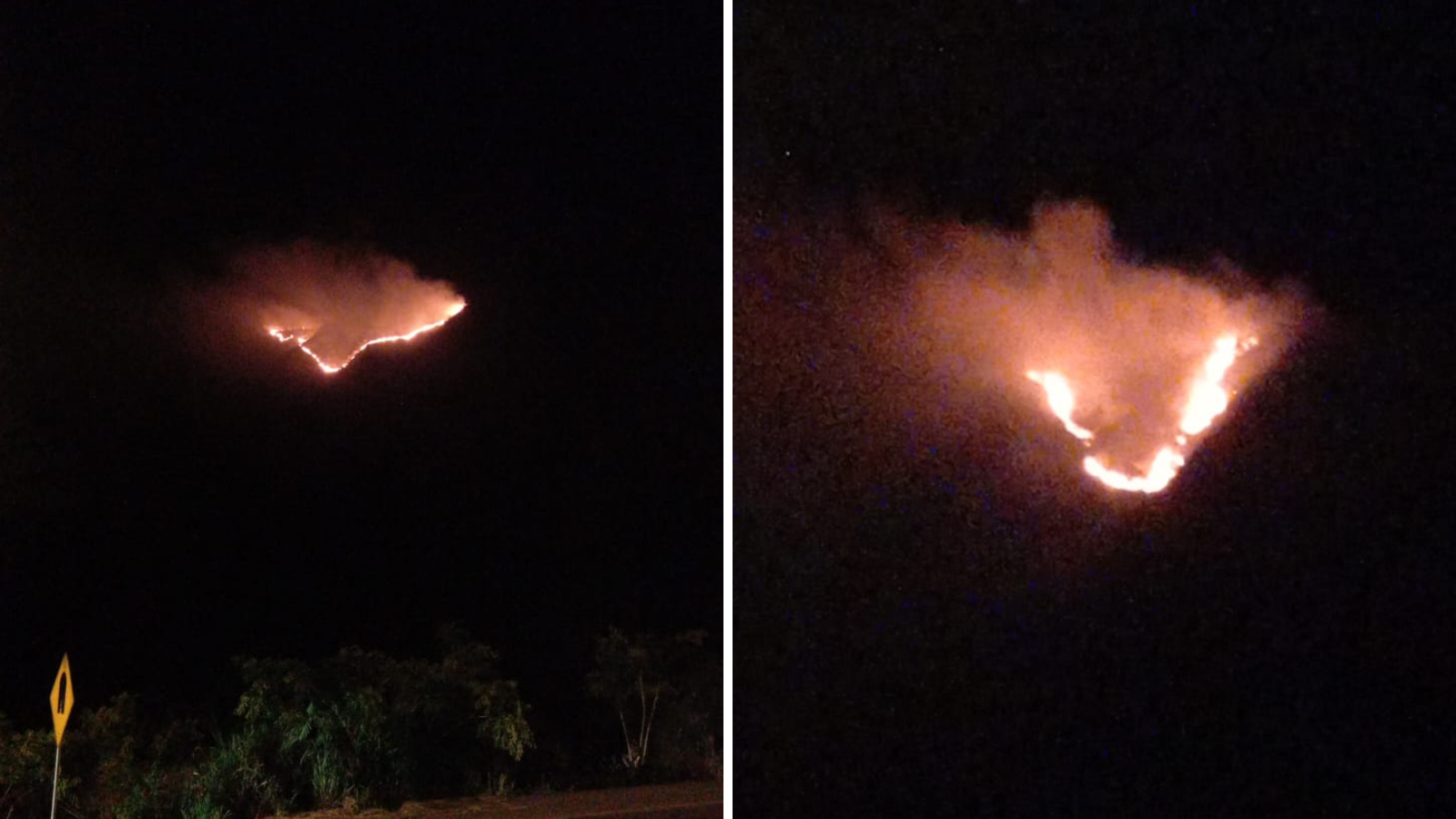 Se presenta gran incendio forestal sobre la meseta del Fuerte Militar en Tolemaida