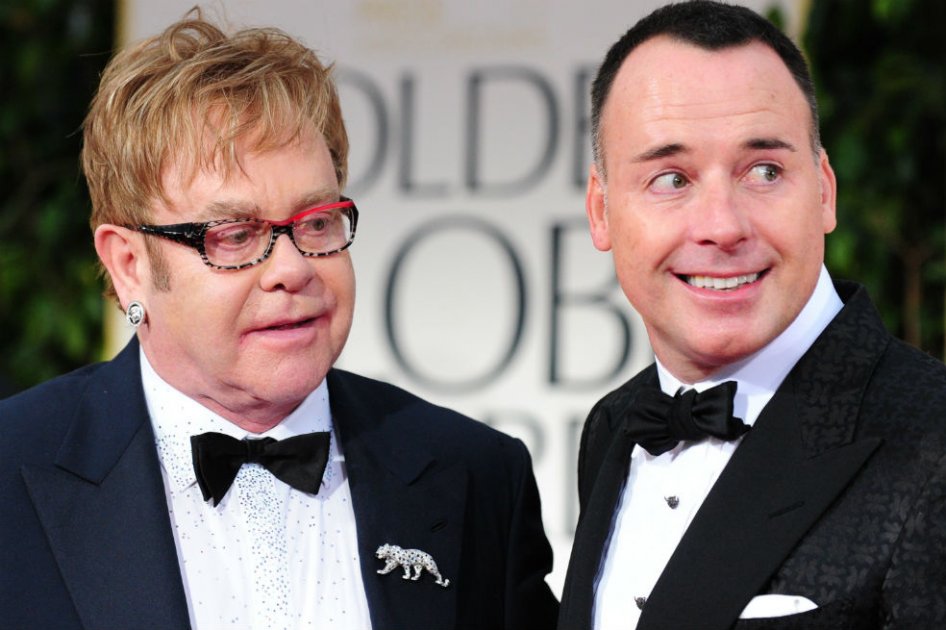 Sir Elton John y David Furnish 
