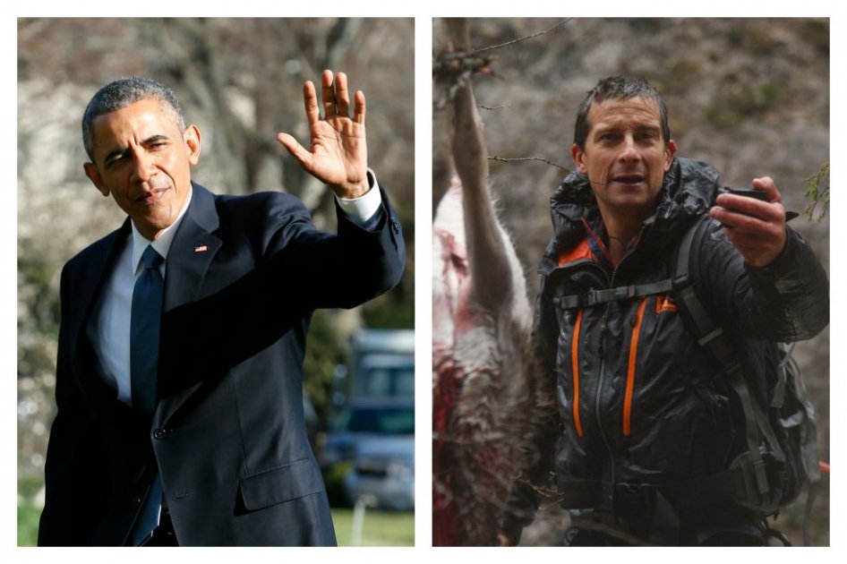 Barack Obama y Bear Grylls.